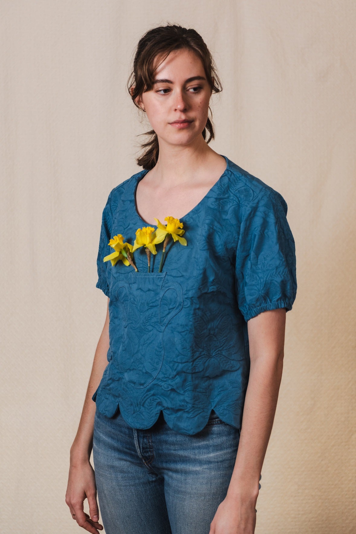 Damask Vase Blouse