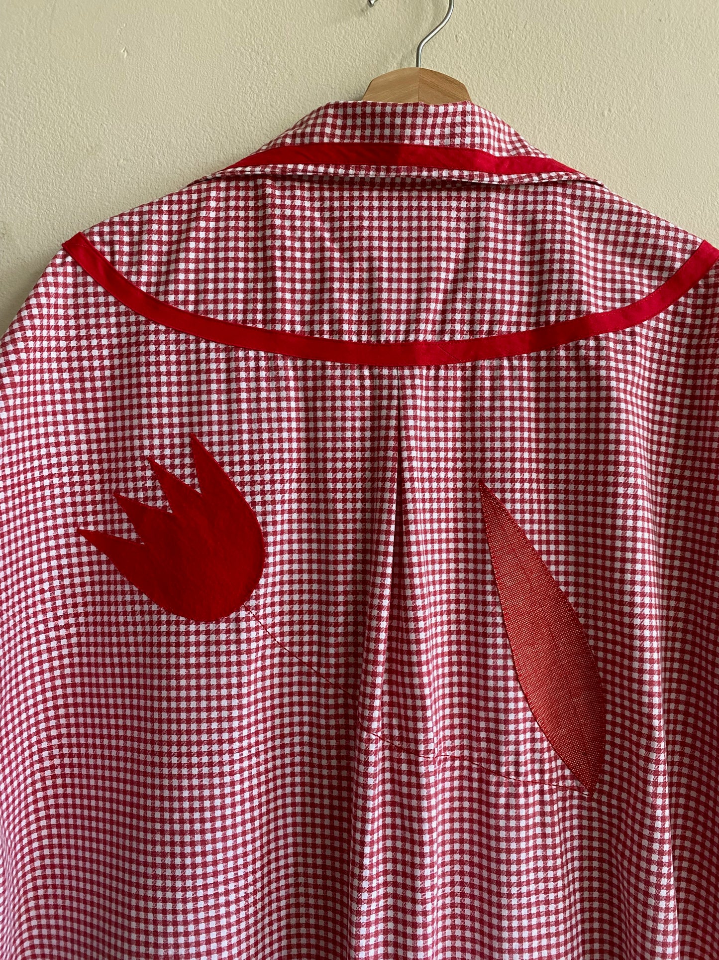 Gingham Collared Dress