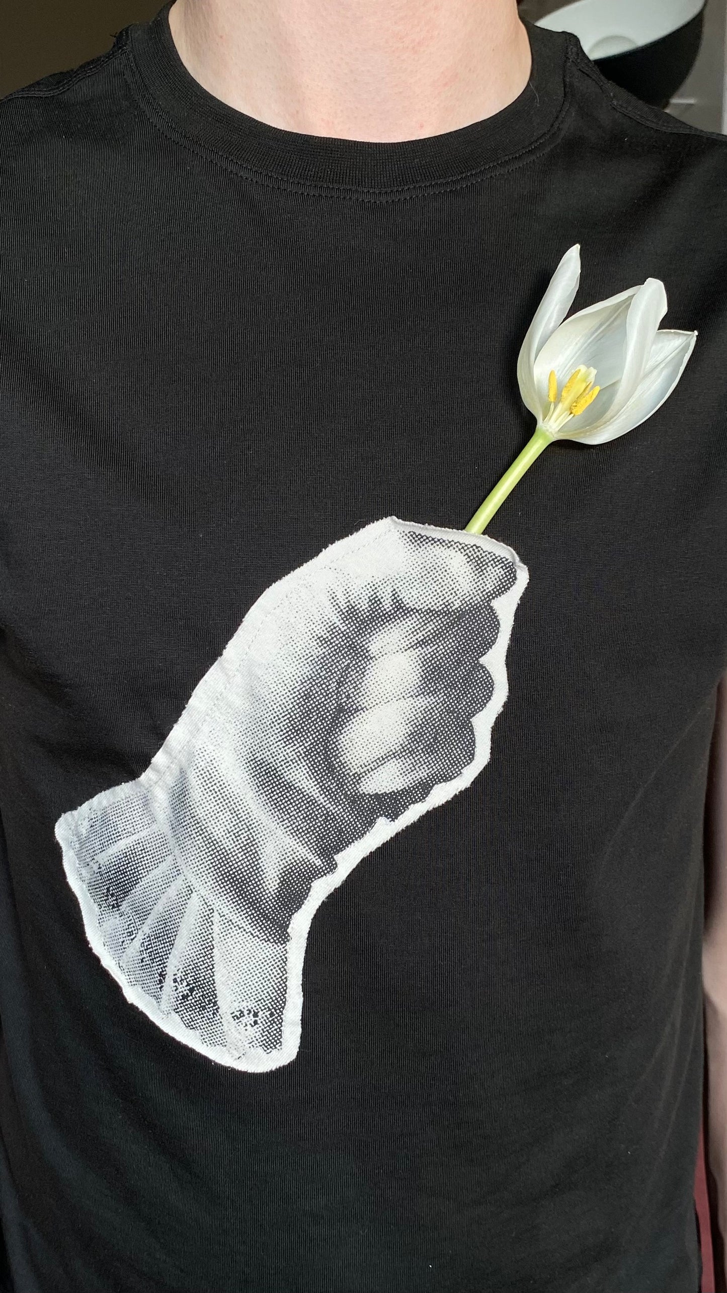 Held Tight Vase Tee III