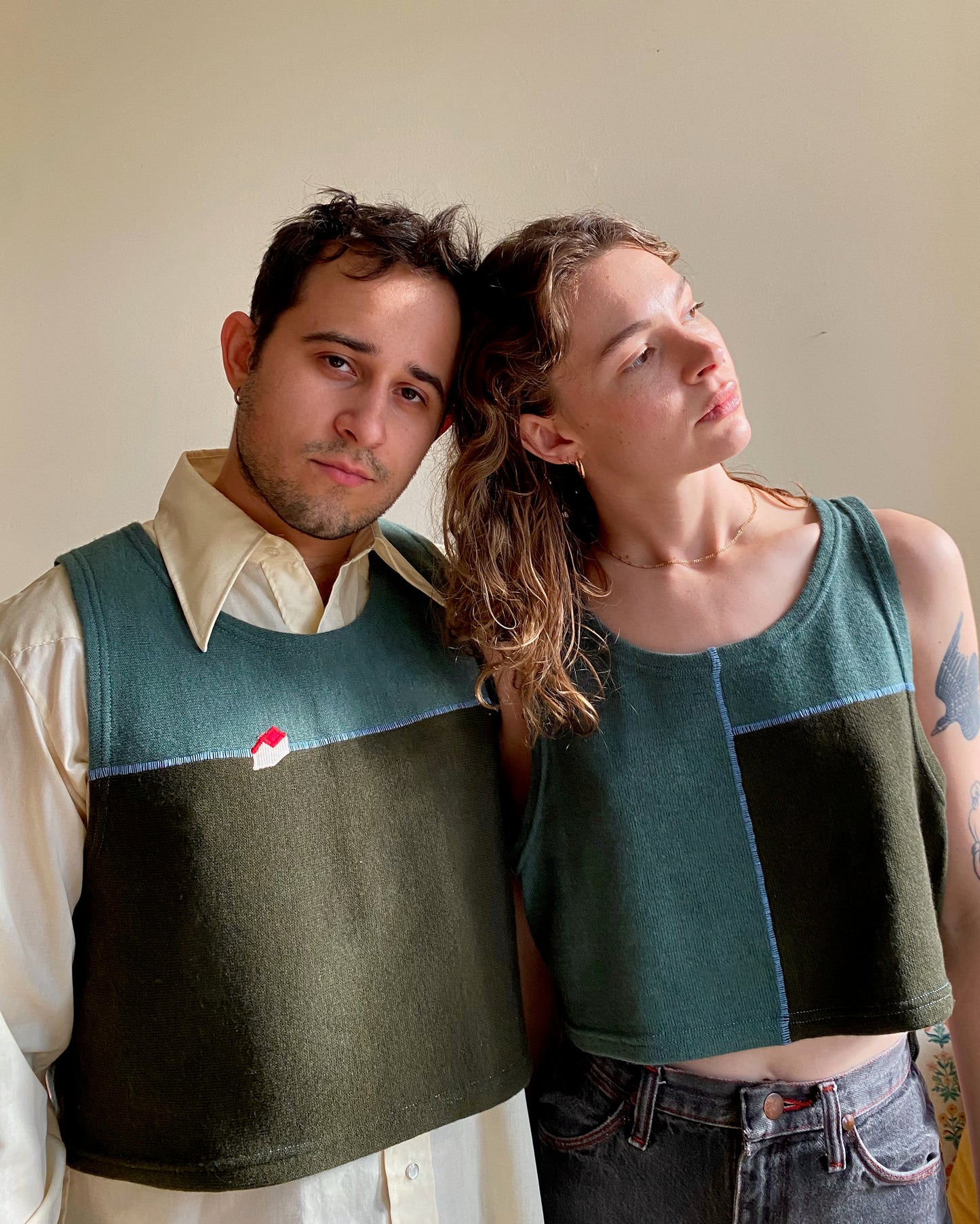 Wool Patch Vest