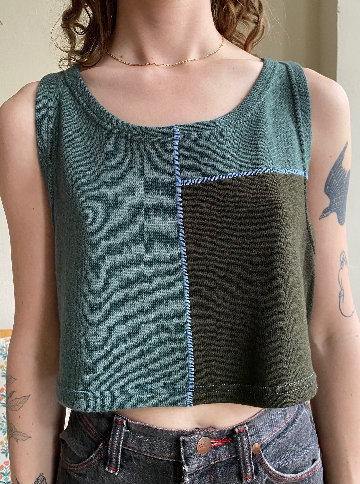 Wool Patch Vest