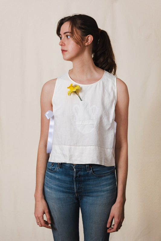 White Vase Vest