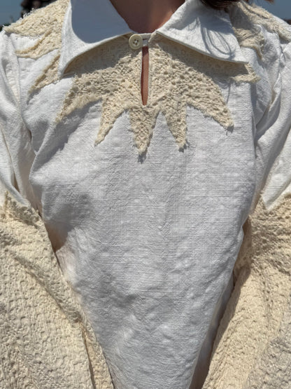 Linen Starbust Blouse