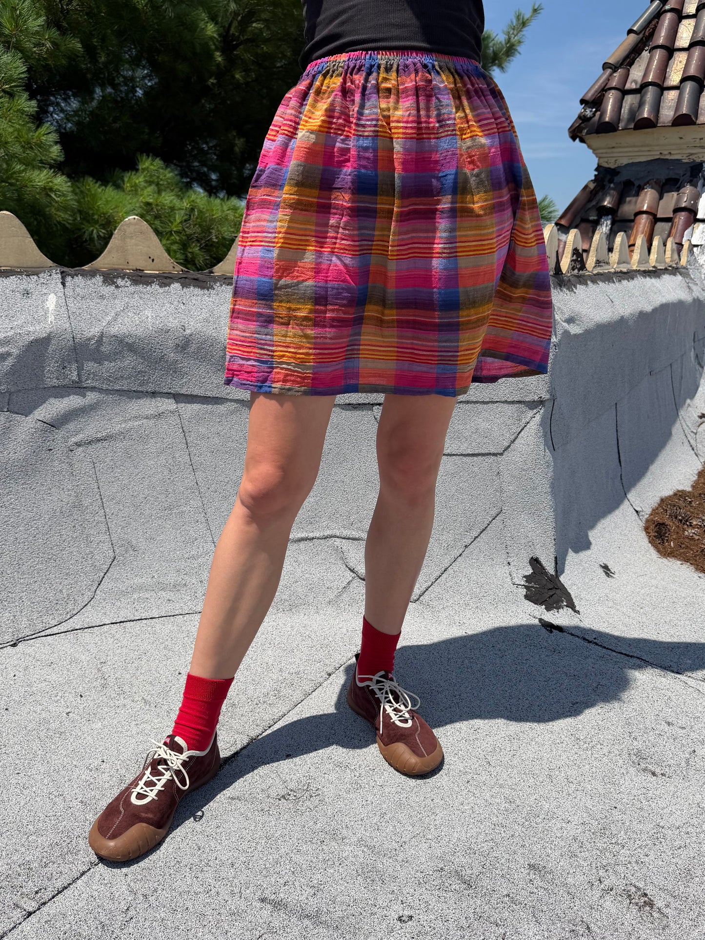 Plaid Easy Skirt