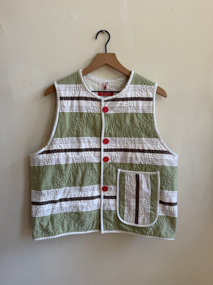 Unicorn Zebra Quilt Vest
