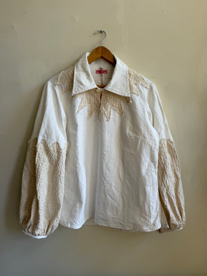 Linen Starbust Blouse
