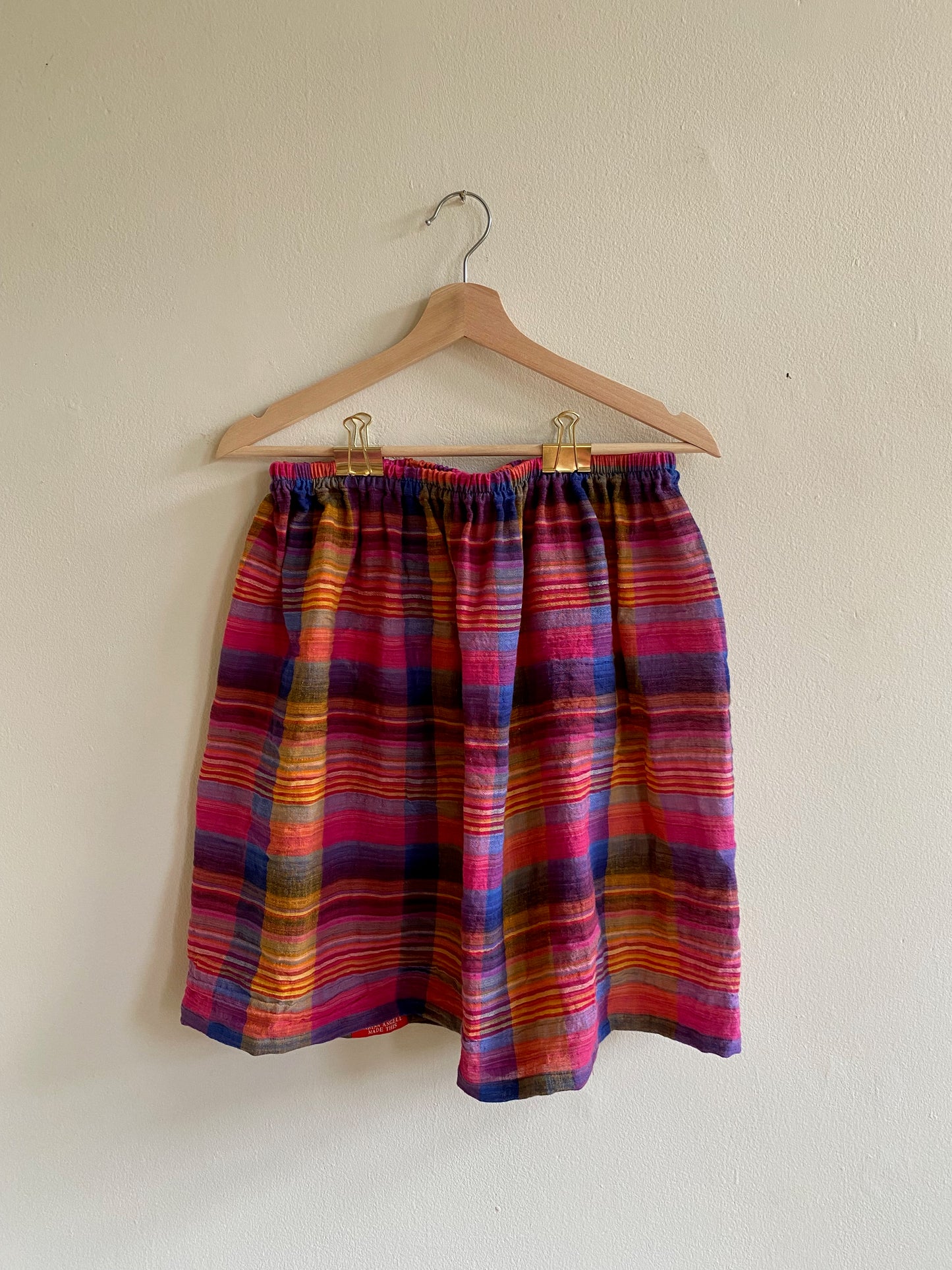 Plaid Easy Skirt