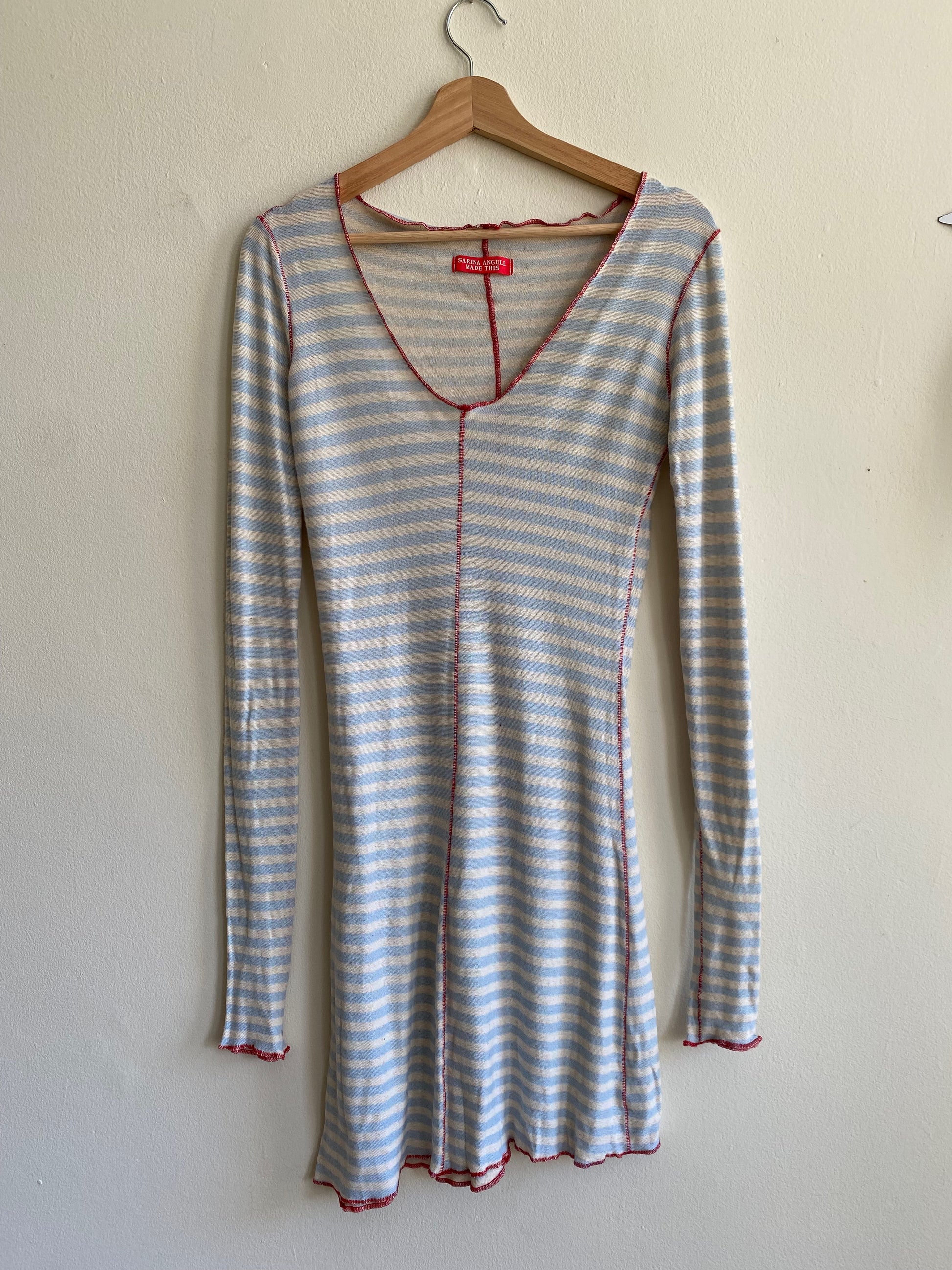 striped jersey dresses Shilta Stripe Jersey Maxi Dress Blue | Day Dresses